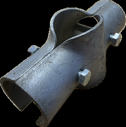 T-klemme dobbel 2"x2½"x2" 12x90 mm. bolt
